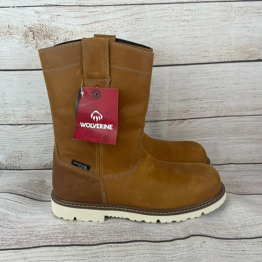 Wolverine Mens12M Revival Composite Toe Waterproof Wellington Boots